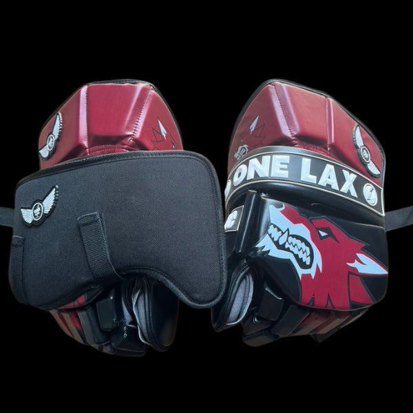 ECLIPSE - BOX LACROSSE GOALIE GLOVES - COYOTES - LIMITED EDITION - One Lax