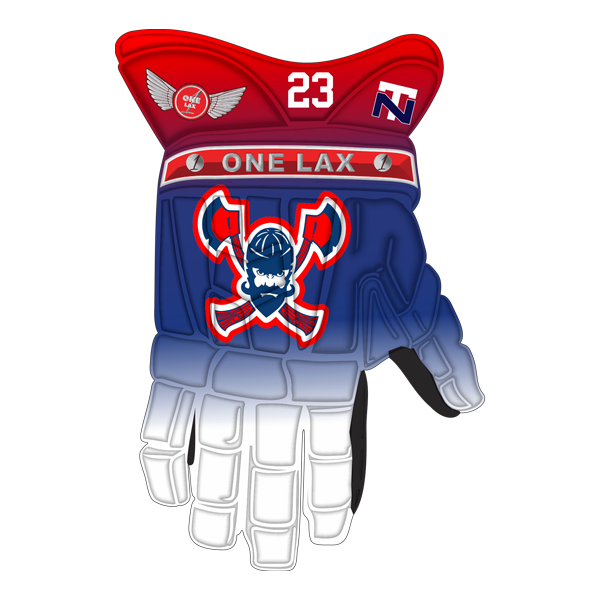 One Lax 1's HYBRID Box & Field Lacrosse Gloves - NT LUMBERJACKS LIMITED EDITION - One Lax