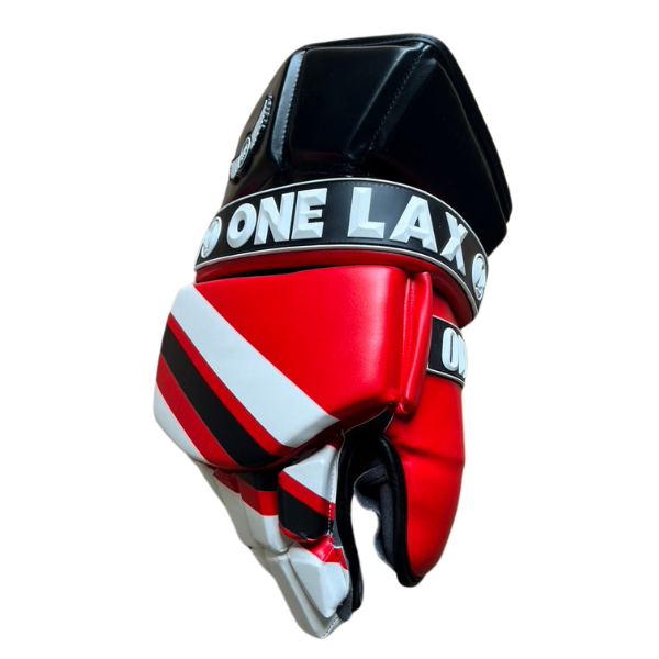 ECLIPSE - BOX LACROSSE GOALIE GLOVES - STRIPES - LIMITED EDITION - One Lax