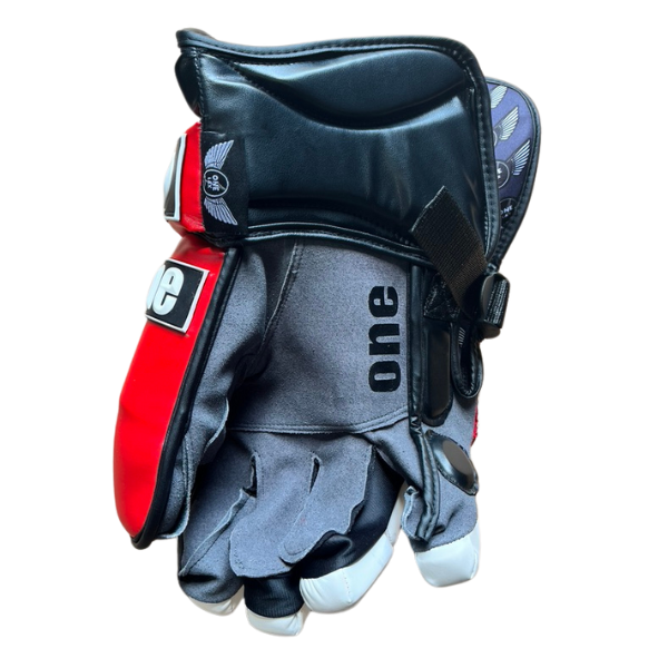 ECLIPSE - BOX LACROSSE GOALIE GLOVES - STRIPES - LIMITED EDITION - One Lax