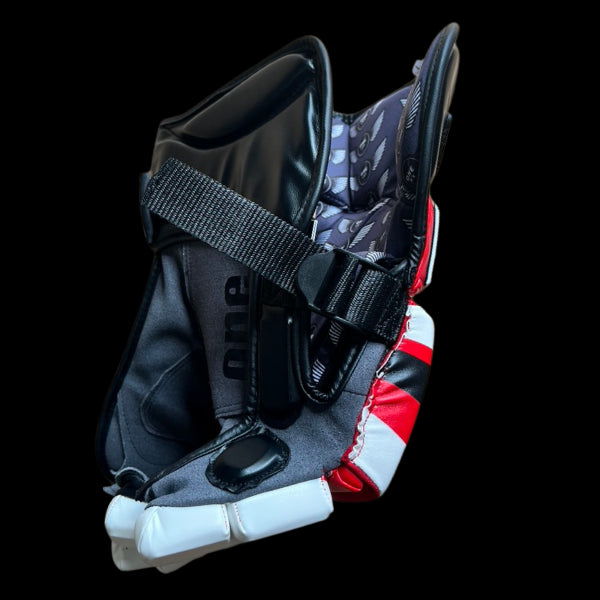 ECLIPSE - BOX LACROSSE GOALIE GLOVES - STRIPES - LIMITED EDITION - One Lax
