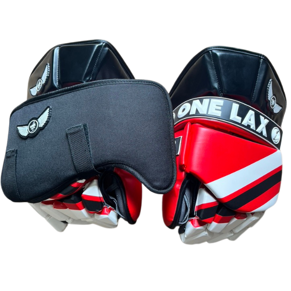 ECLIPSE - BOX LACROSSE GOALIE GLOVES - STRIPES - LIMITED EDITION - One Lax