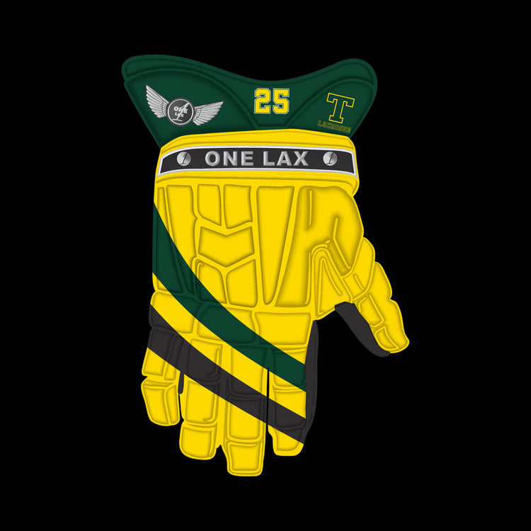 One Lax 1's Hybrid Box & Field Lacrosse Gloves - Titans Edition - One Lax