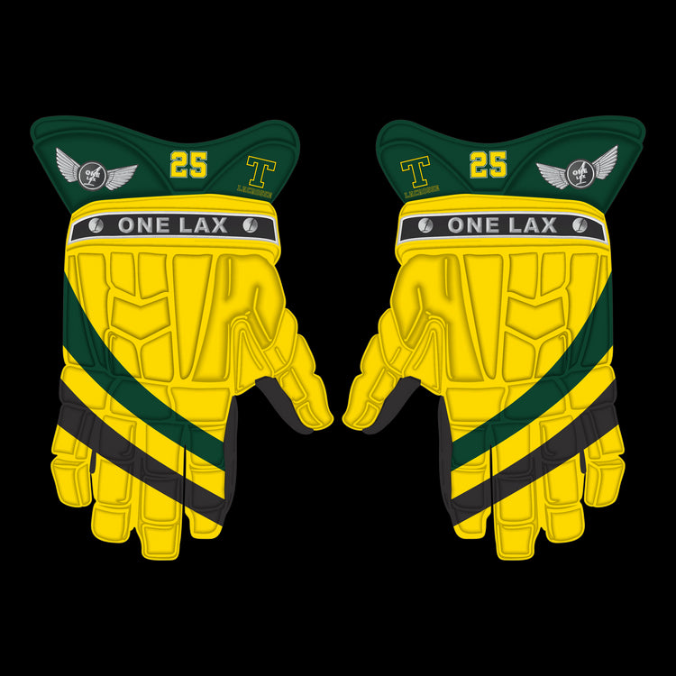 One Lax 1's Hybrid Box & Field Lacrosse Gloves - Titans Edition - One Lax