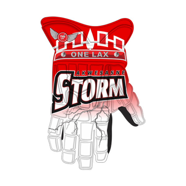 One Lax 1's HYBRID Box & Field Lacrosse Gloves - AKWESASNE STORM LIMITED EDITION - One Lax