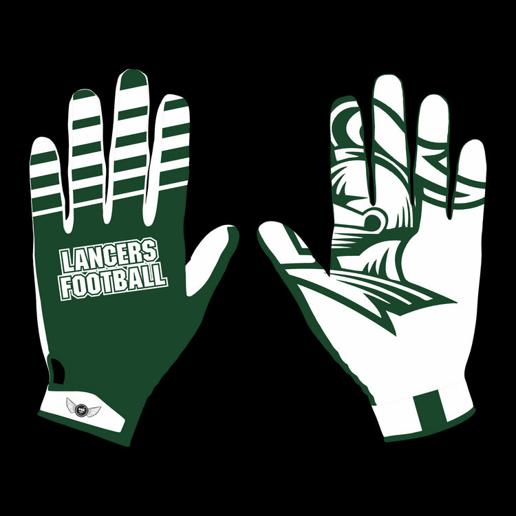 One Lax Velocity Football Gloves - Elmira Lancers Limited Edition - One Lax