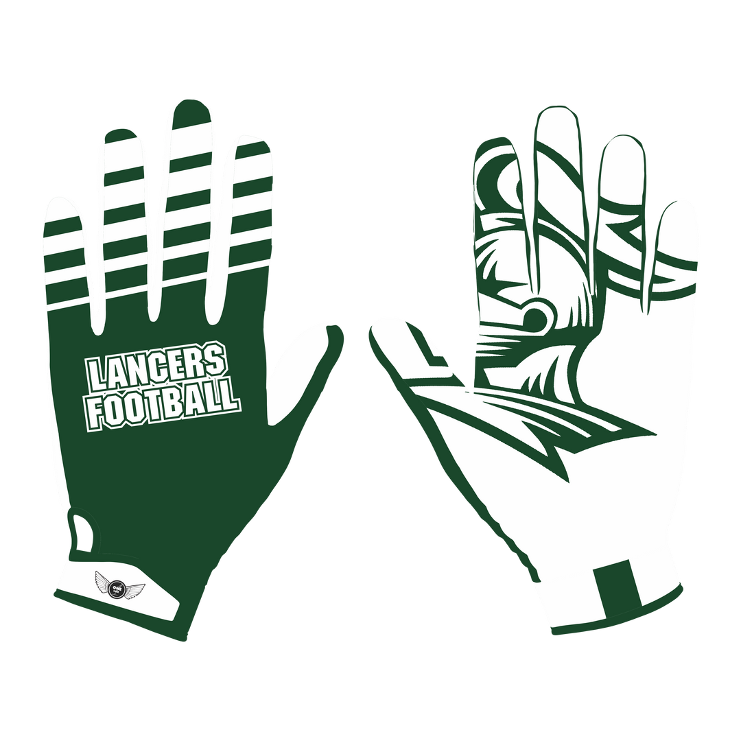 One Lax Velocity Football Gloves - Elmira Lancers Limited Edition - One Lax