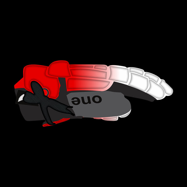 One Lax 1's HYBRID Box & Field Lacrosse Gloves - AKWESASNE STORM LIMITED EDITION - One Lax