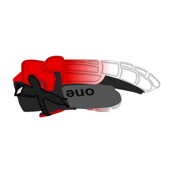 One Lax 1's HYBRID Box & Field Lacrosse Gloves - AKWESASNE STORM LIMITED EDITION - One Lax