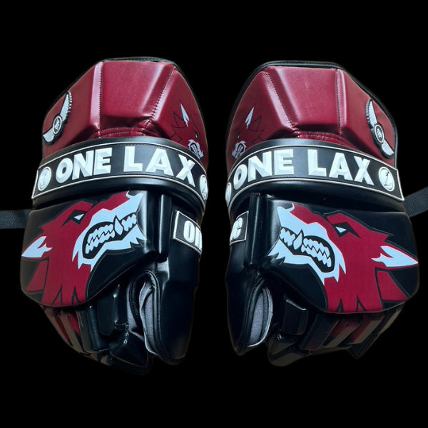 ECLIPSE - BOX LACROSSE GOALIE GLOVES - COYOTES - LIMITED EDITION - One Lax
