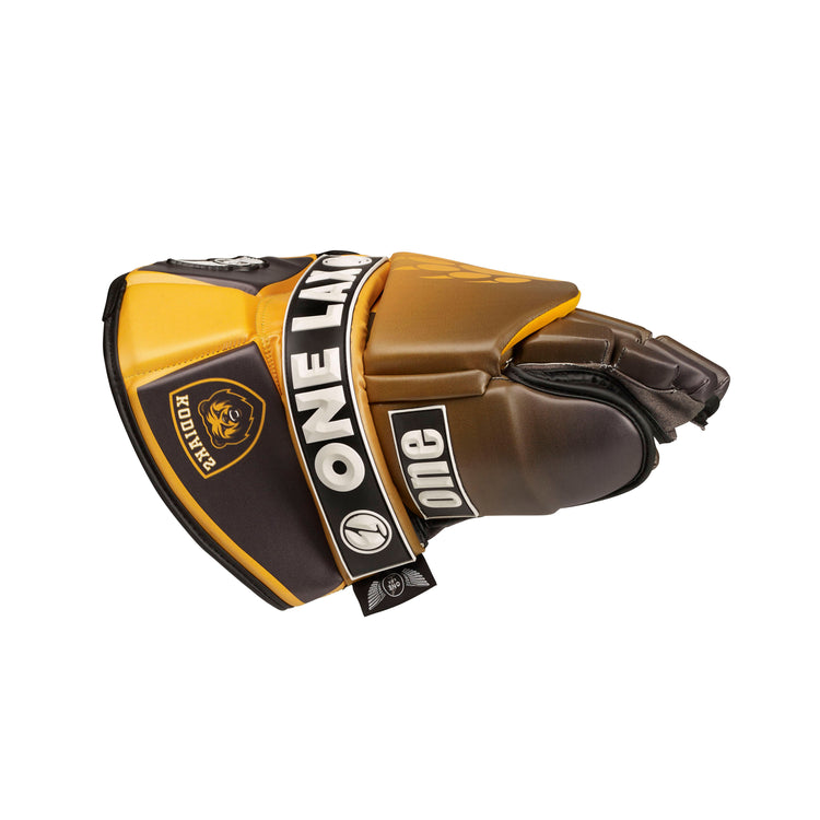 ECLIPSE - BOX LACROSSE GOALIE GLOVES - KW KODIAKS LIMITED EDITION - One Lax