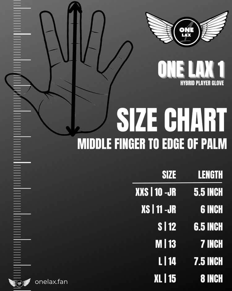 One Lax 1's HYBRID Box & Field Lacrosse Gloves - AKWESASNE STORM LIMITED EDITION - One Lax