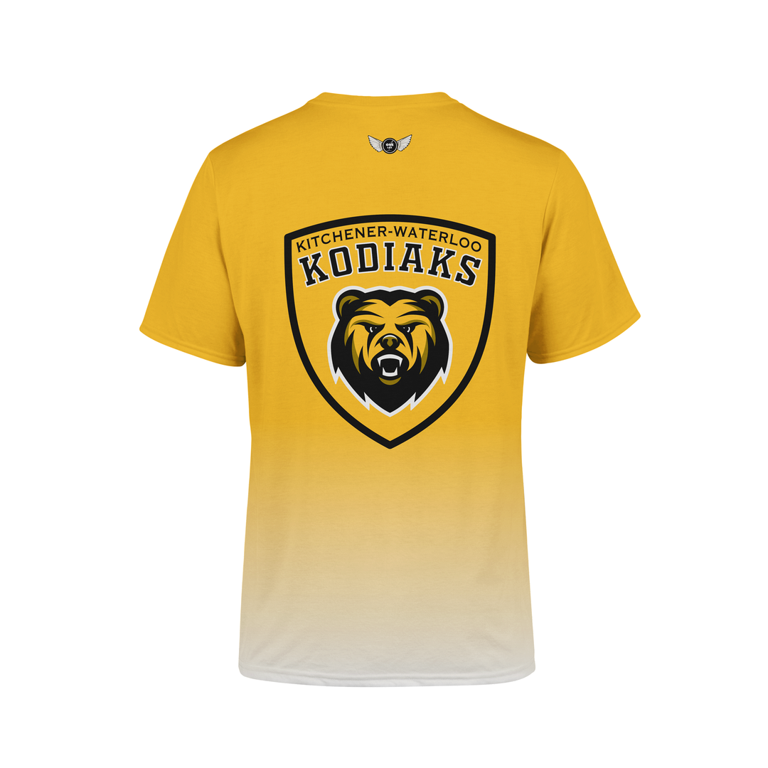 KW kodiaks, kodiaks lacrosse, KW lacrosse, Kitchener Waterloo Kodiaks, Kitchener Waterloo Kodiaks, custom lacrosse apparel,  lacrosse tee, lacrosse t-shirt