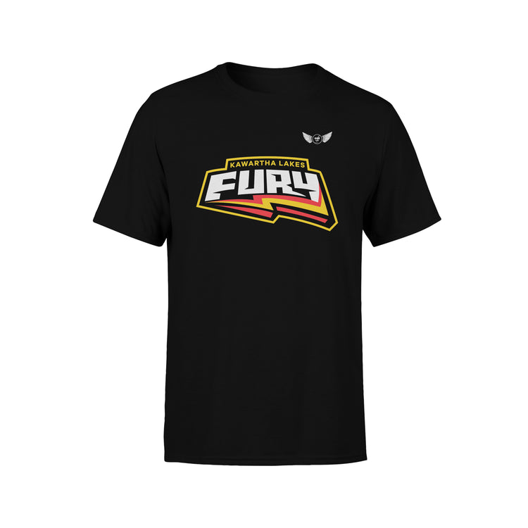 Black Kawartha Lakes Lacrosse T-Shirt | Chest Logo - One Lax