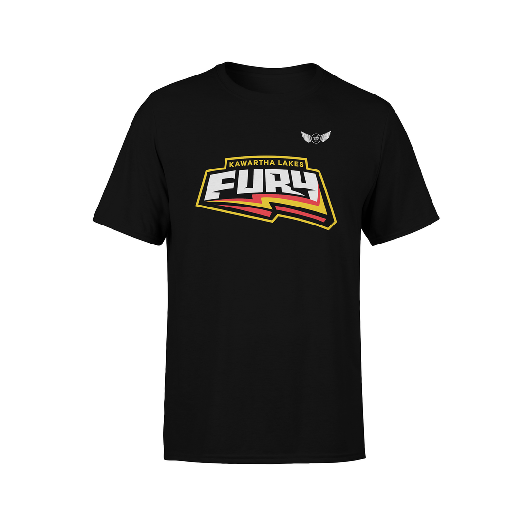 Black Kawartha Lakes Lacrosse T-Shirt | Chest Logo - One Lax