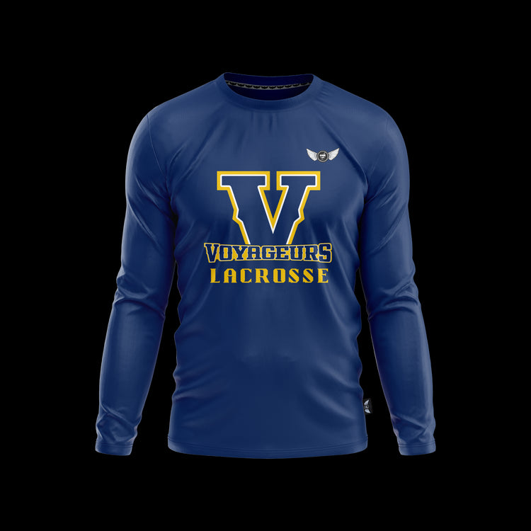 Voyageurs Lacrosse Dri Fit Long Sleeve Shirts - One Lax