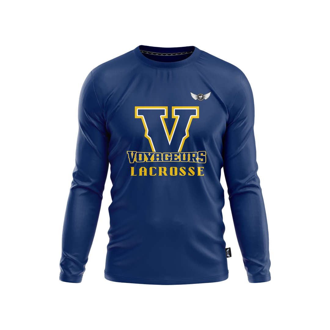 Voyageurs Lacrosse Dri Fit Long Sleeve Shirts - One Lax