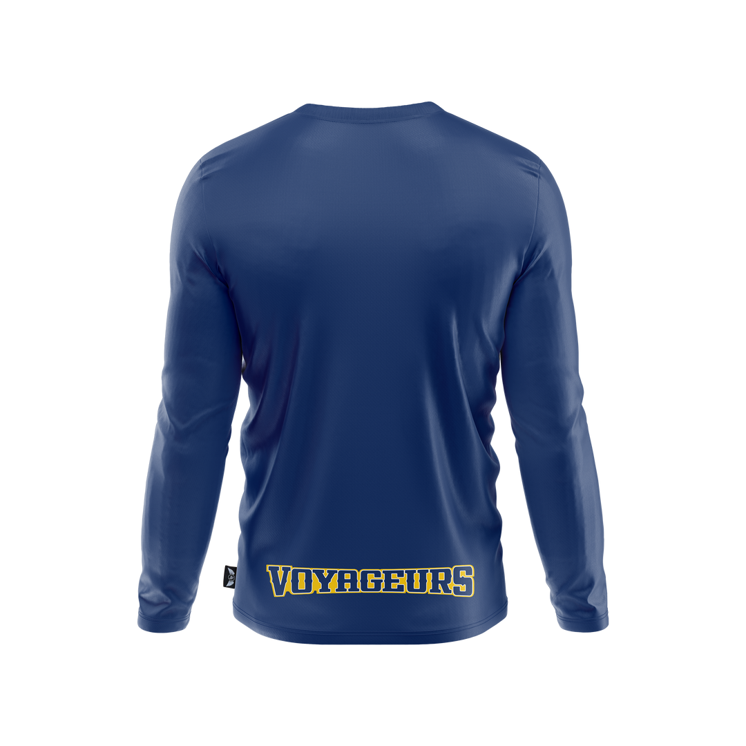 Voyageurs Lacrosse Dri Fit Long Sleeve Shirts - One Lax