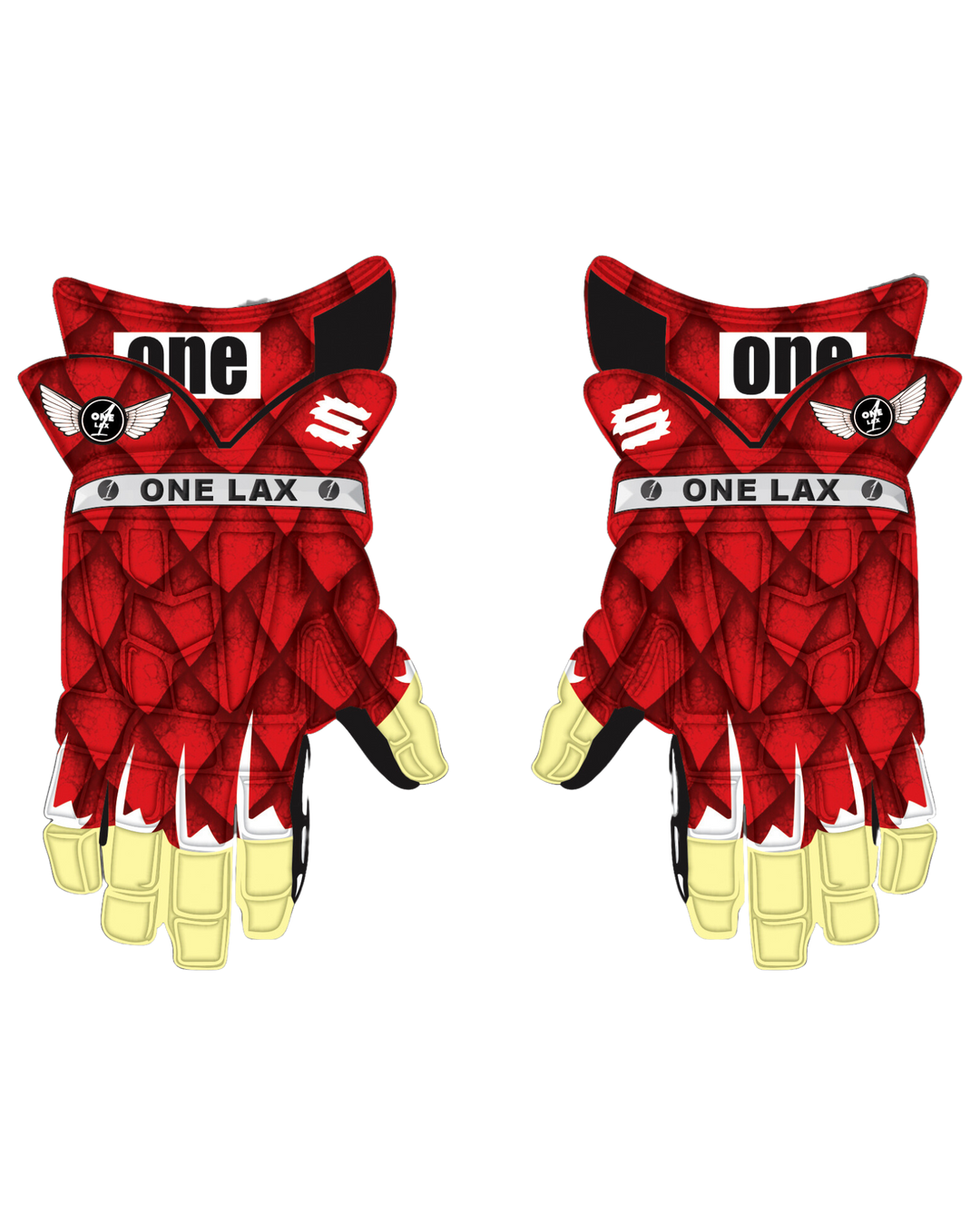 SKYFIRE LC Team | HYBRID Box & Field Lacrosse Gloves - One Lax