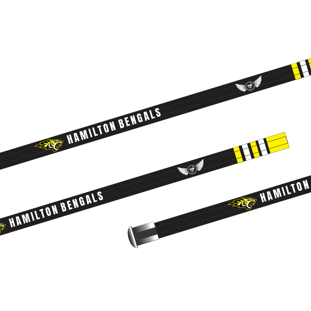 One Lax Composite Handles - Hamilton Bengals Lacrosse Edition - WMSL