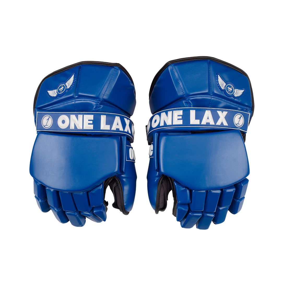 ECLIPSE - BOX LACROSSE GOALIE GLOVES - BLUE