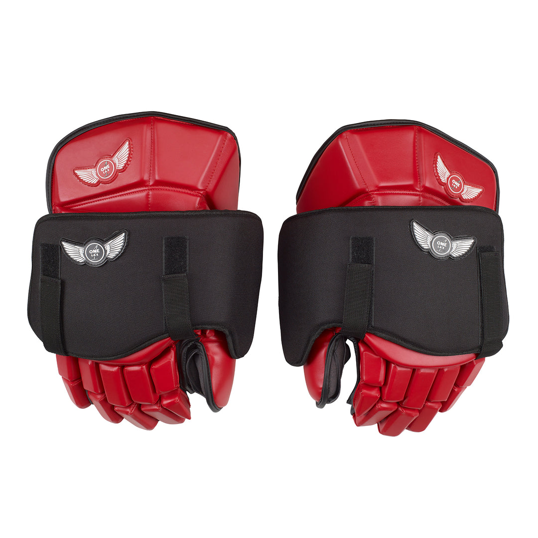 ECLIPSE - BOX LACROSSE GOALIE GLOVES - RED