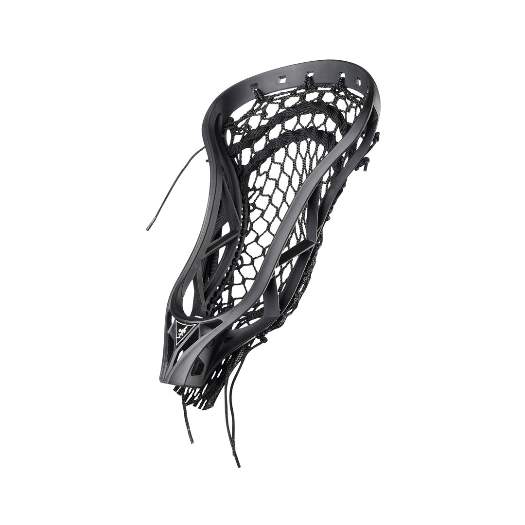 FLIGHT LACROSSE HEAD | MUTED BLACK STRUNG & UNSTRUNG | 1 YEAR WARRANTY