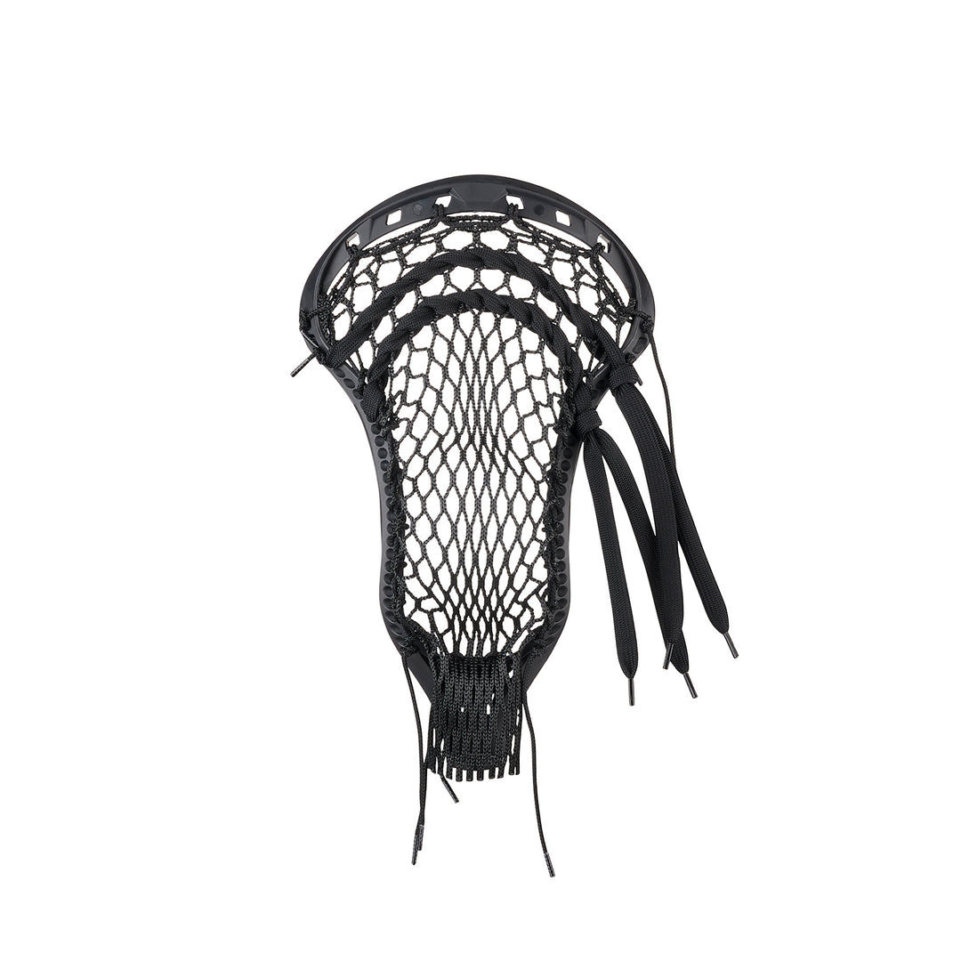 FLIGHT LACROSSE HEAD | MUTED BLACK STRUNG & UNSTRUNG | 1 YEAR WARRANTY