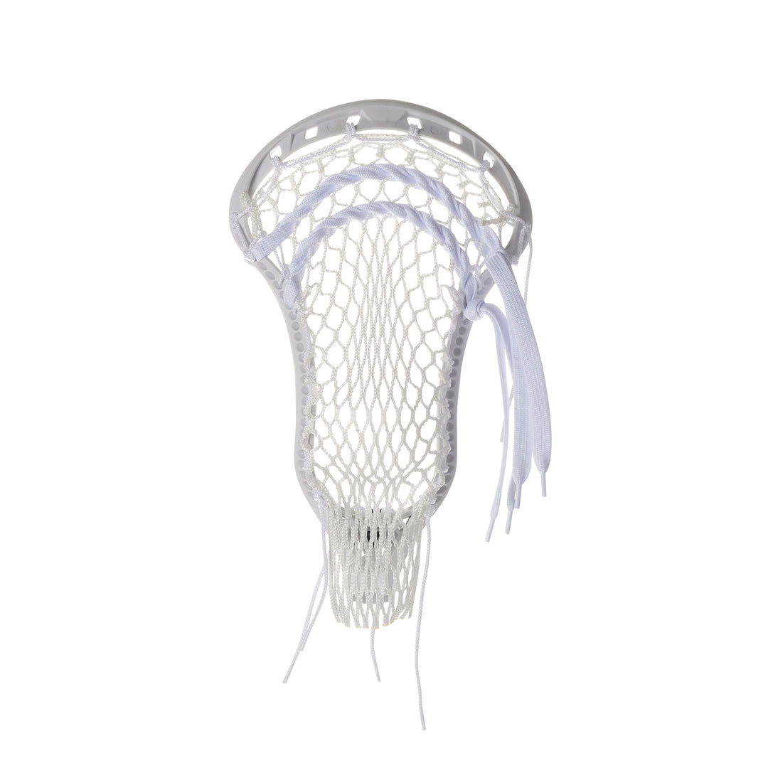 FLIGHT LACROSSE HEAD | MUTED WHITE STRUNG & UNSTRUNG | 1 YEAR WARRANTY