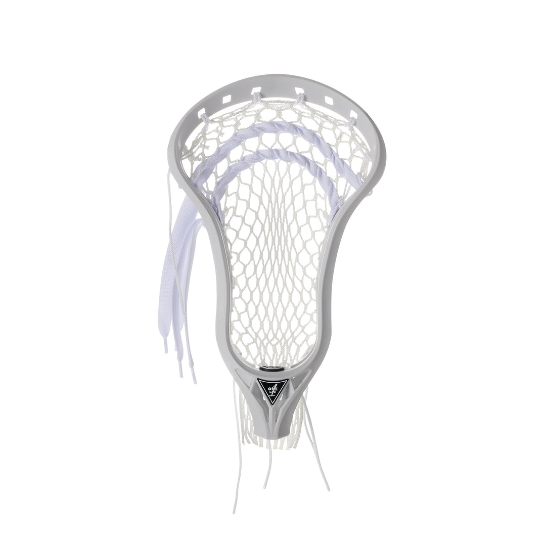 FLIGHT LACROSSE HEAD | MUTED WHITE STRUNG & UNSTRUNG | 1 YEAR WARRANTY