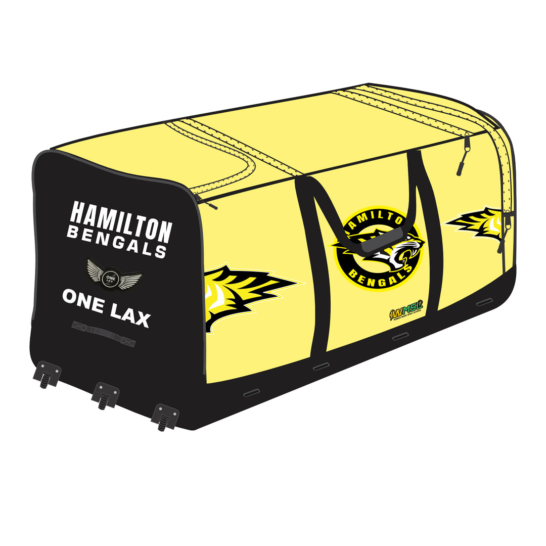 One Lax Box Goalie Roller Bag - Hamilton Bengals Lacrosse Edition - WMSL
