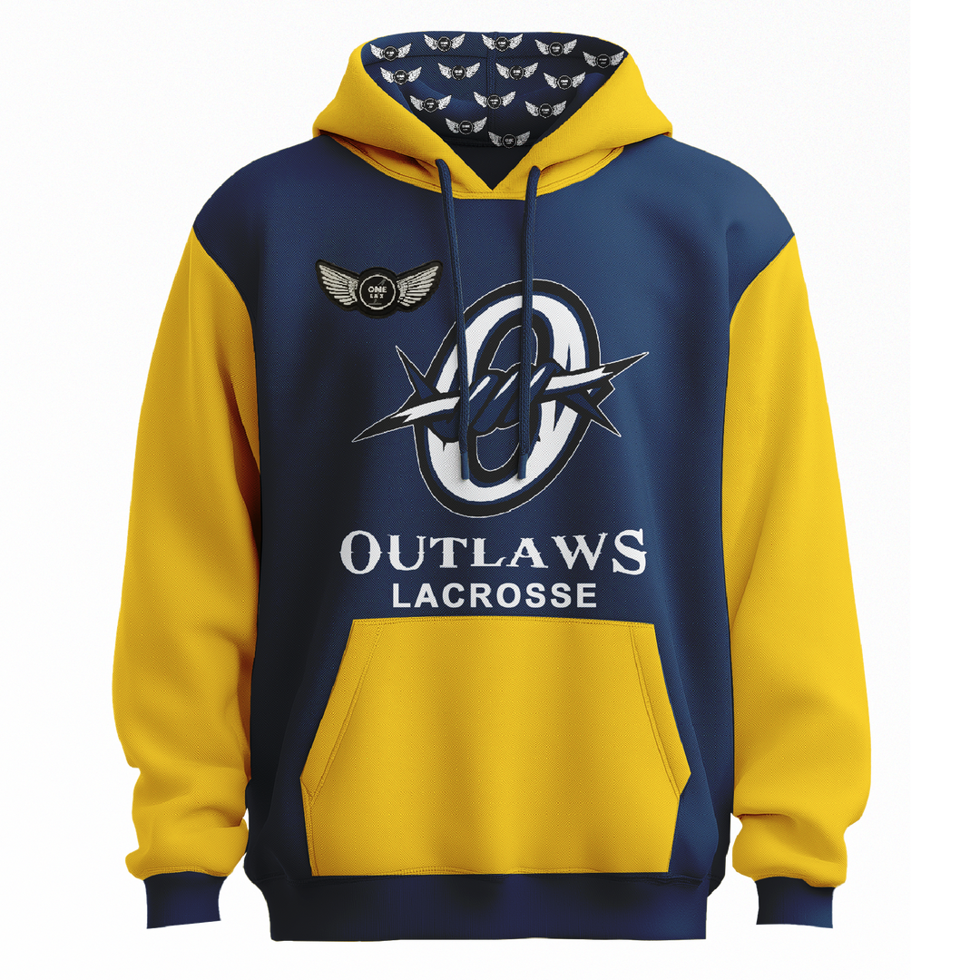 One Lax Dri Fit Hoodie - North Perth Outlaws Lacrosse Edition