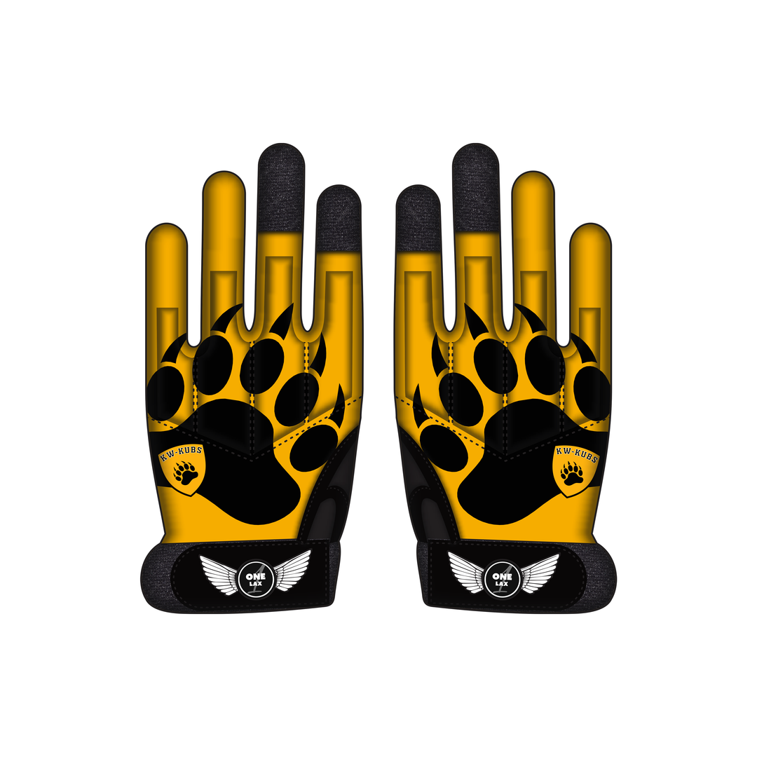 KW kodiaks, kodiaks lacrosse, KW lacrosse, Kitchener Waterloo Kodiaks, Kitchener Waterloo Kodiaks, custom lacrosse apparel, field lacrosse gloves, ladies lacrosse gloves