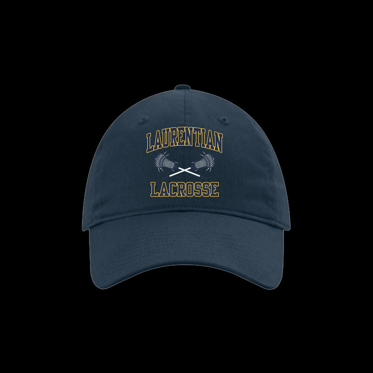 Laurentian University Lacrosse Cotton Twill Dad Hat - One Lax