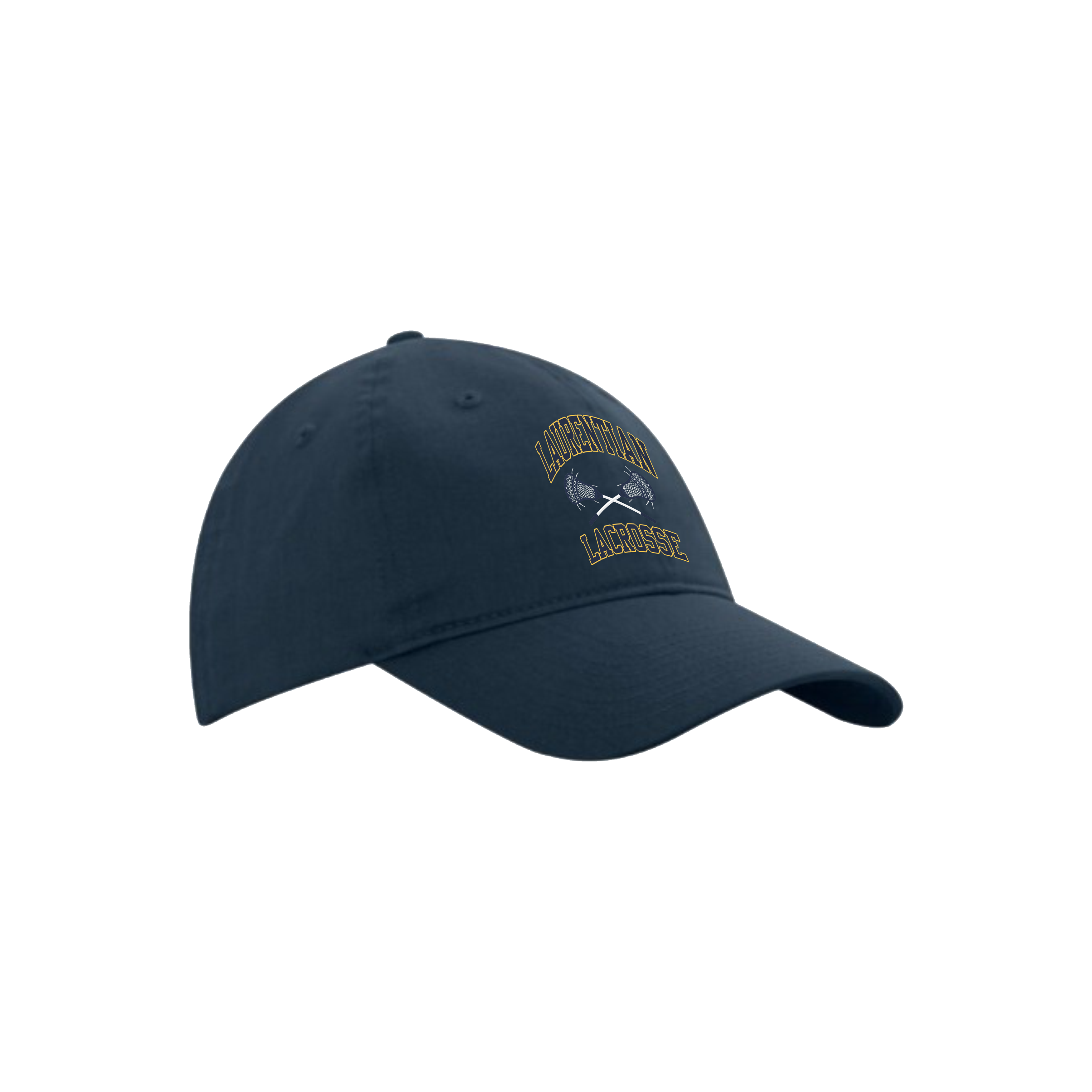 Laurentian University Lacrosse Cotton Twill Dad Hat - One Lax