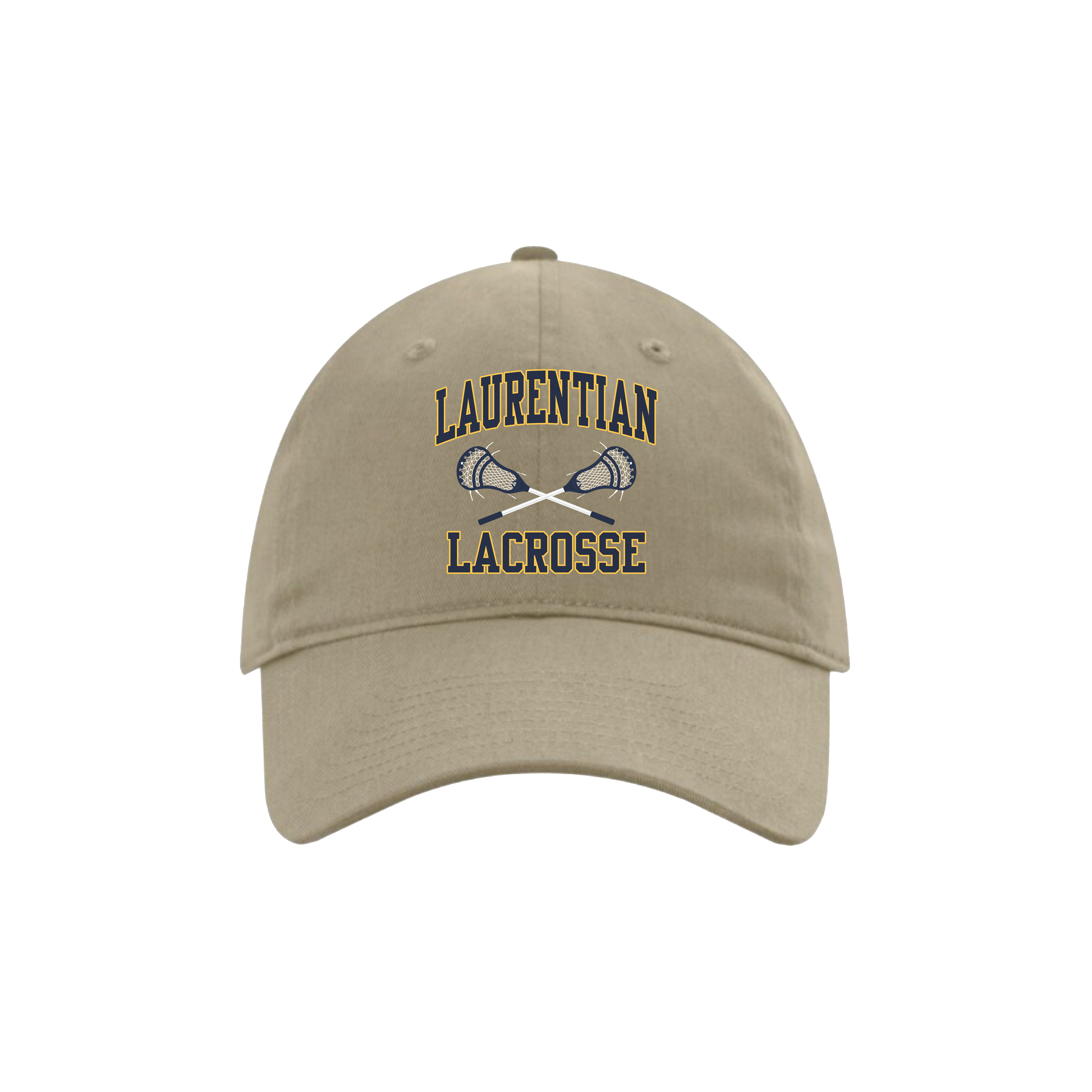 Laurentian University Lacrosse Cotton Twill Dad Hat - One Lax