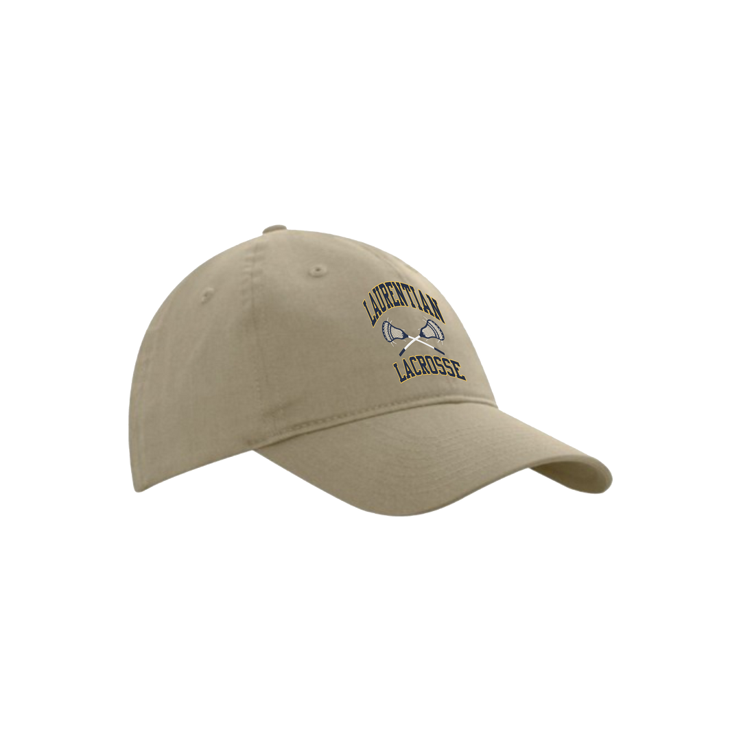 Laurentian University Lacrosse Cotton Twill Dad Hat - One Lax
