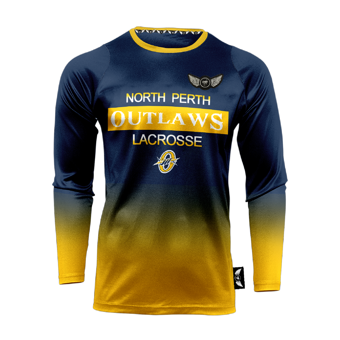One Lax Dri-Fit Long Sleeve Tee – North Perth Outlaws Lacrosse Edition - 2 Options