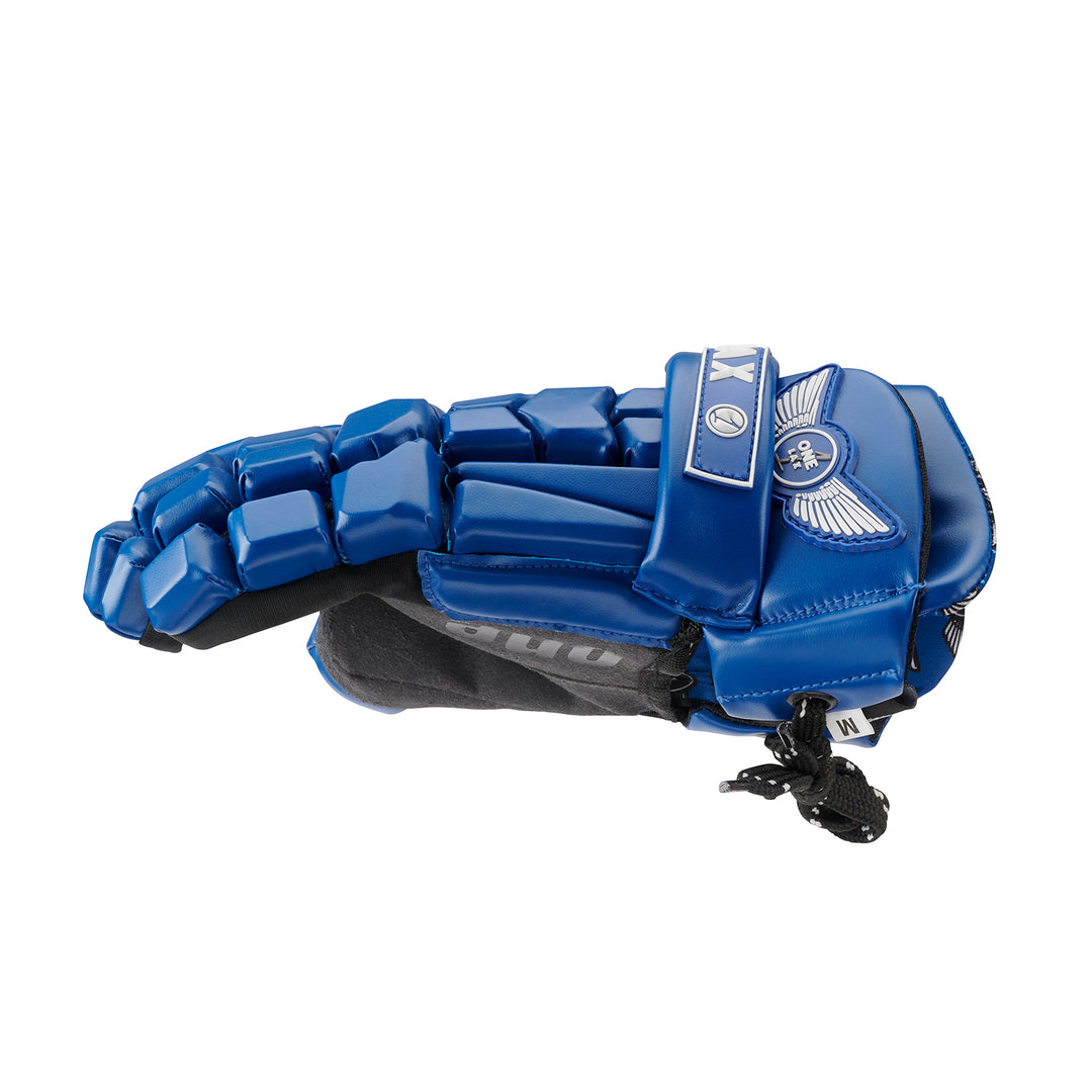 JR. 1 Gloves in Blue | HYBRID Box & Field Lacrosse Gloves