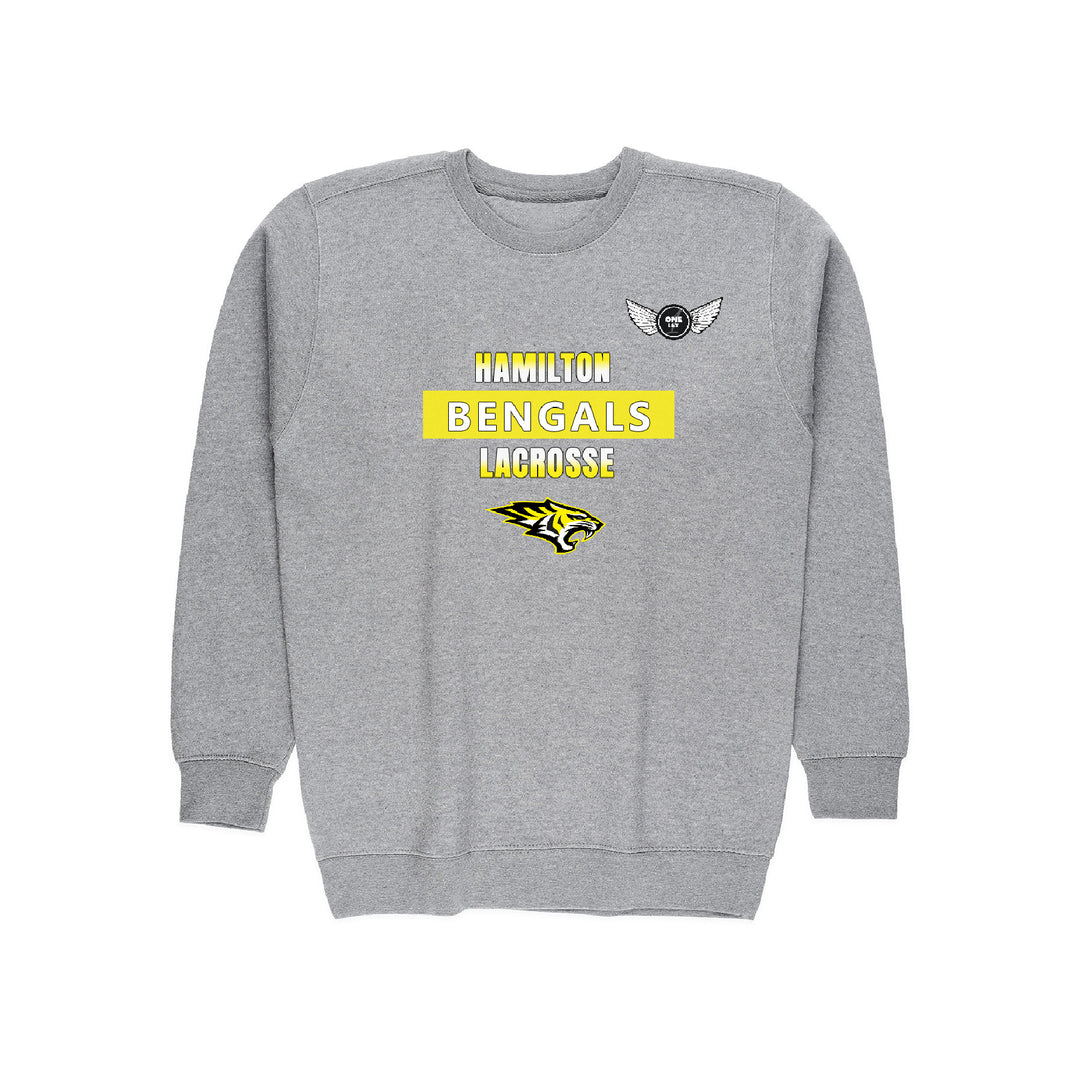 One Lax Mid-Weight Crewneck - Hamilton Bengals Lacrosse Edition - WMSL - 2 Options