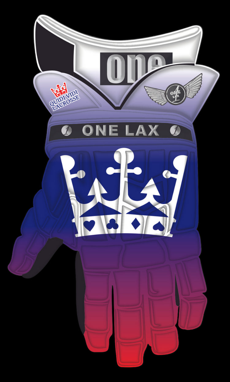 Quidi Vidi Lacrosse Team | HYBRID Box & Field Lacrosse Gloves - One Lax