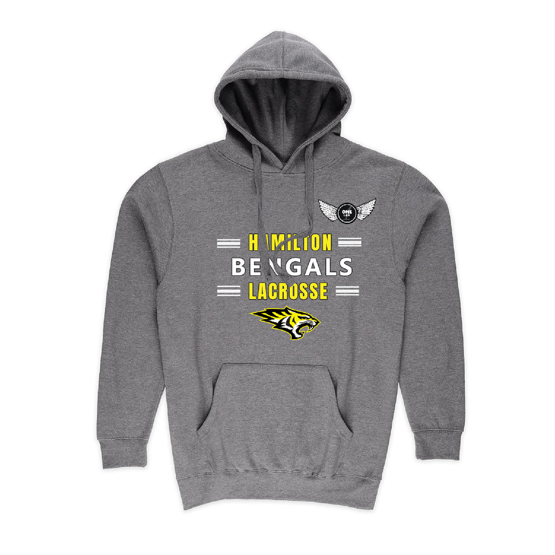 One Lax Mid-Weight Hoodie - Hamilton Bengals Lacrosse Edition - WMSL -  2 Options