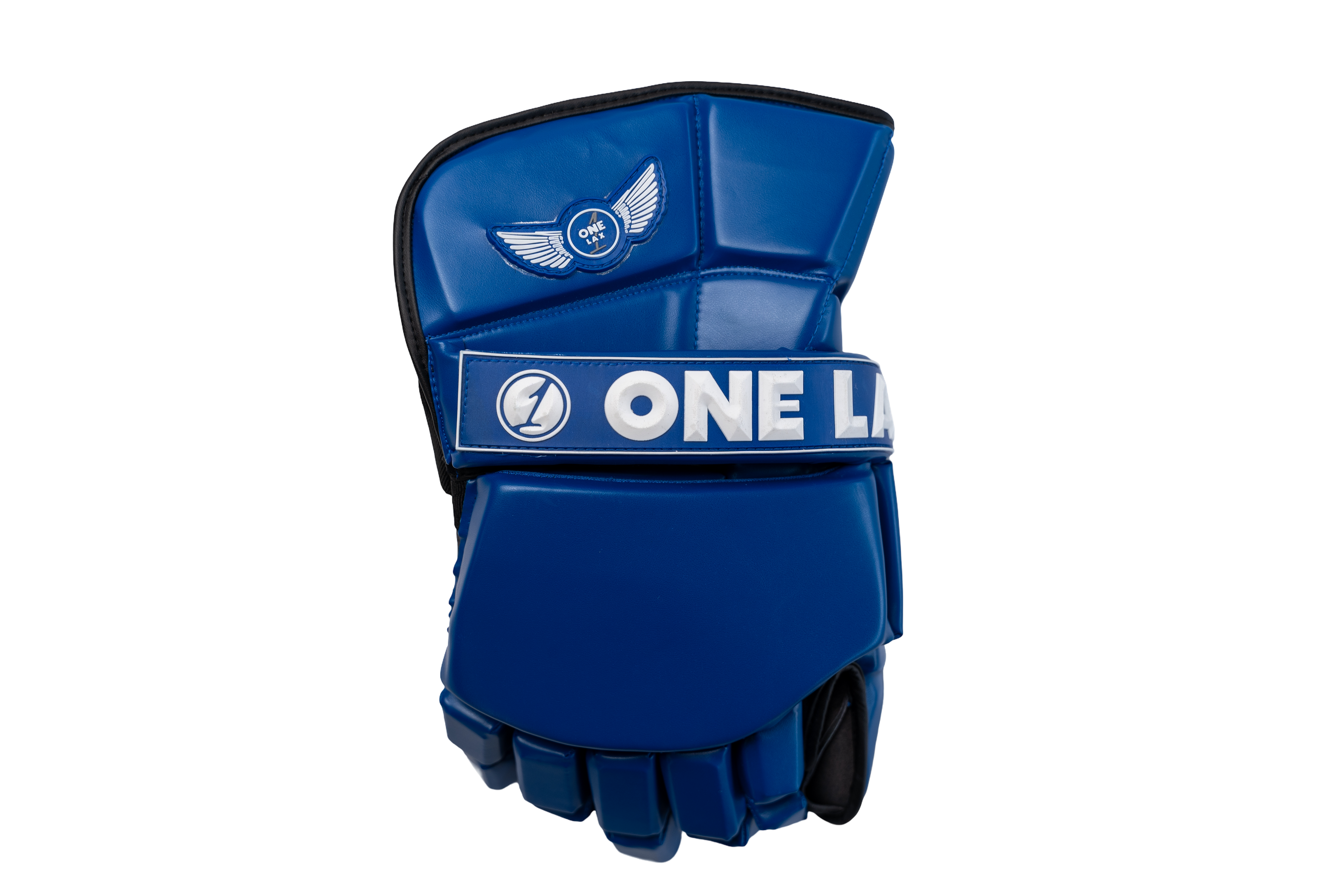 ECLIPSE - BOX LACROSSE GOALIE GLOVES - ALL BLUE Edition - One Lax