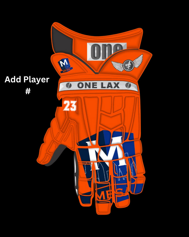 Mesa Lacrosse Team | HYBRID Box & Field Lacrosse Gloves - One Lax