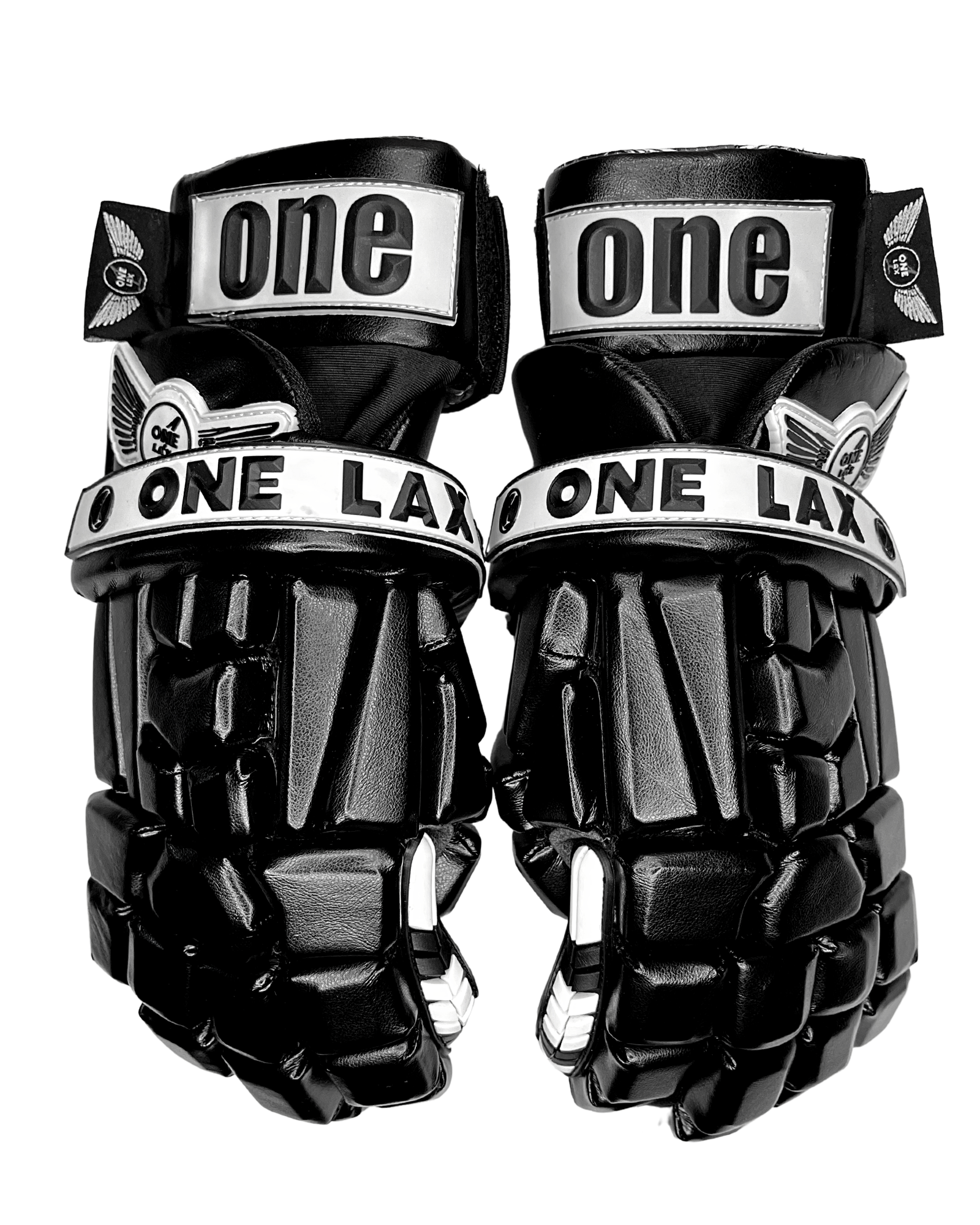 JR. 1 Gloves in Black | 2 Kids Sizes Available | HYBRID Box & Field Lacrosse Gloves - One Lax