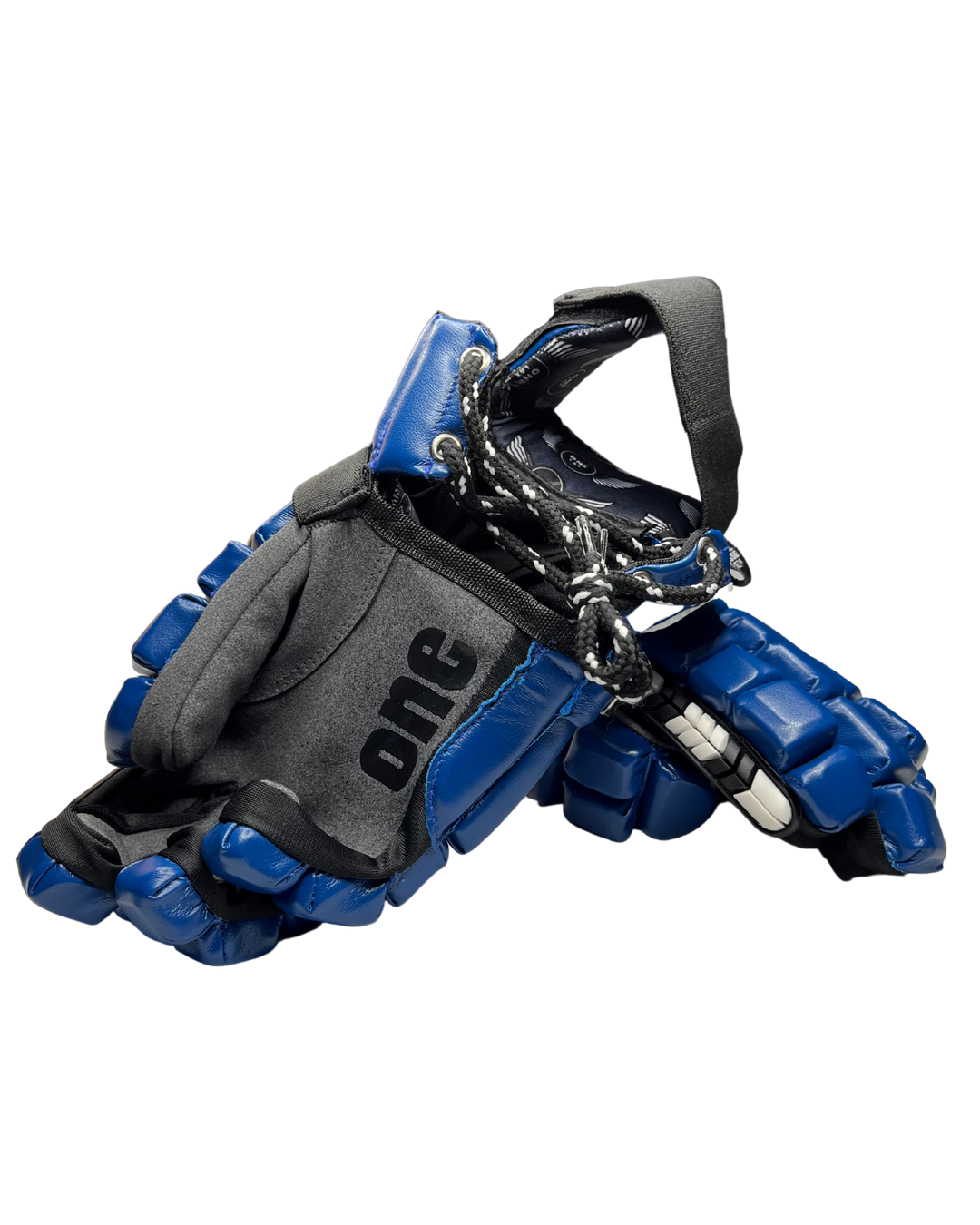 JR. 1 Gloves in Blue | 2 Kids Sizes Available | HYBRID Box & Field Lacrosse Gloves - One Lax